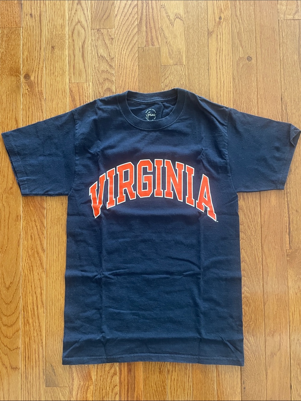 Gear For Sports Navy Short‑Sleeve Tee with Orange VIRGINIA Arch